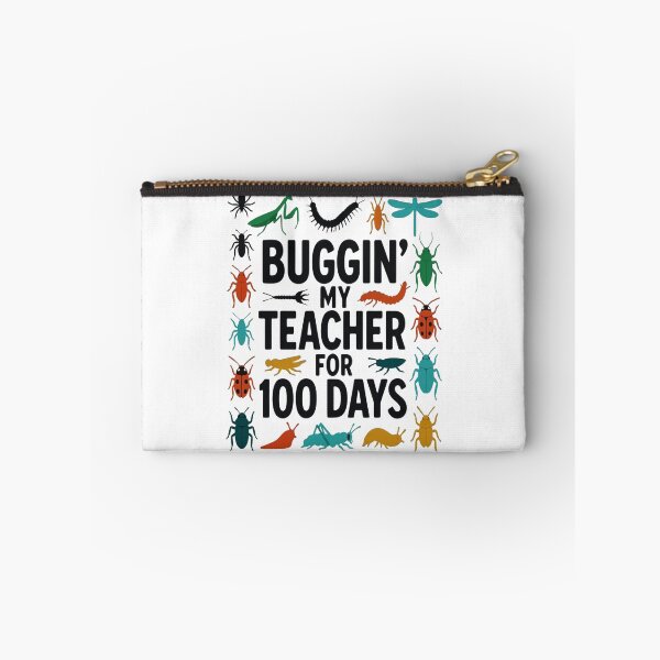 Item preview, 100 Days of School Buggin' Teacher Funny Insect Kids Design designed and sold by FreeArt2.