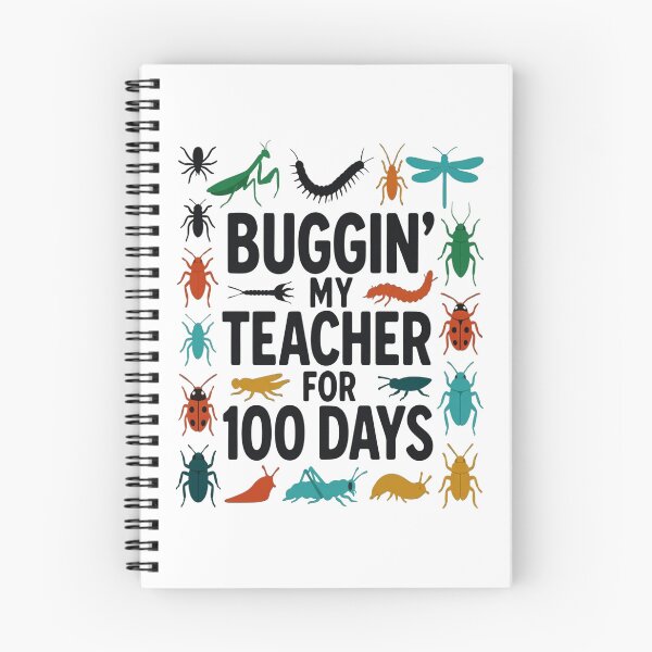 Item preview, 100 Days of School Buggin' Teacher Funny Insect Kids Design designed and sold by FreeArt2.
