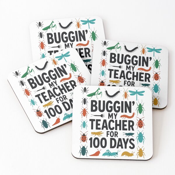Item preview, 100 Days of School Buggin' Teacher Funny Insect Kids Design designed and sold by FreeArt2.