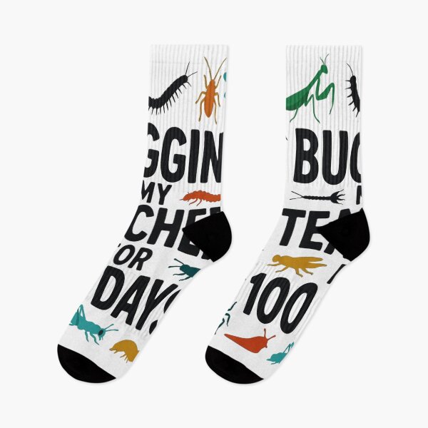 Item preview, 100 Days of School Buggin' Teacher Funny Insect Kids Design designed and sold by FreeArt2.
