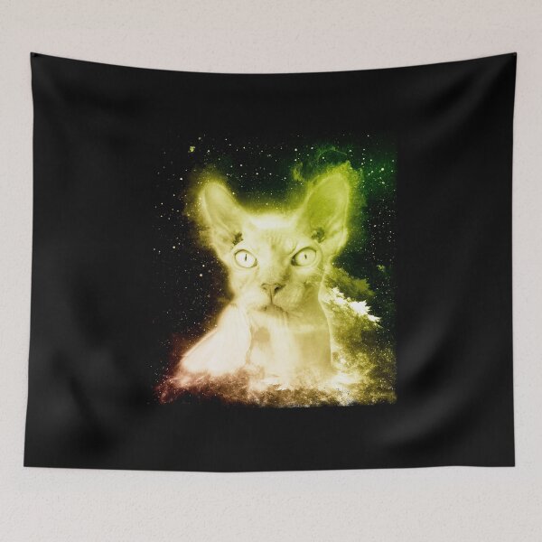 Item preview, Hairless Cat Shirt Nebula Sphynx Cat Space T Shirt designed and sold by cgocgy.