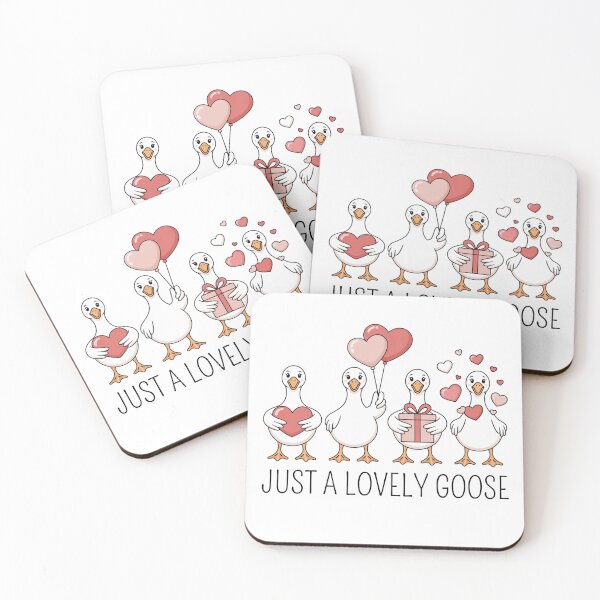 Item preview, Just A Lovely Goose Cute Pink Silly Goose Valentine's Day designed and sold by ZACK ART.