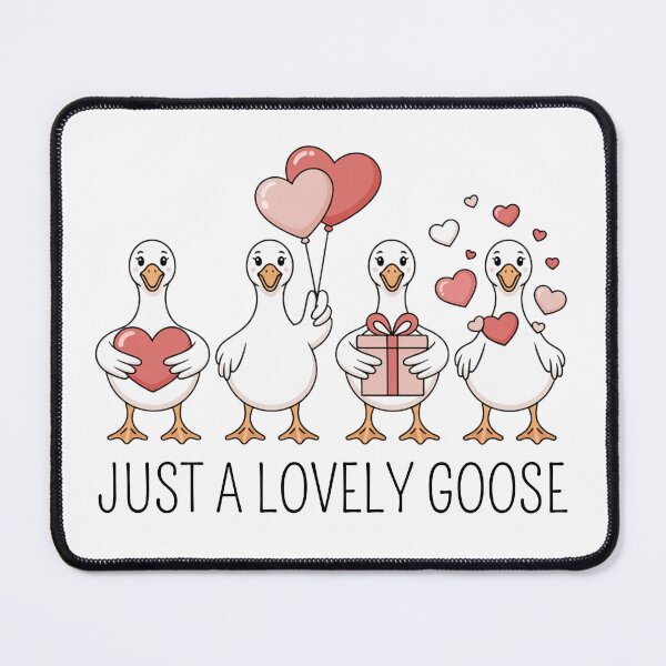 Item preview, Just A Lovely Goose Cute Pink Silly Goose Valentine's Day designed and sold by ZACK ART.