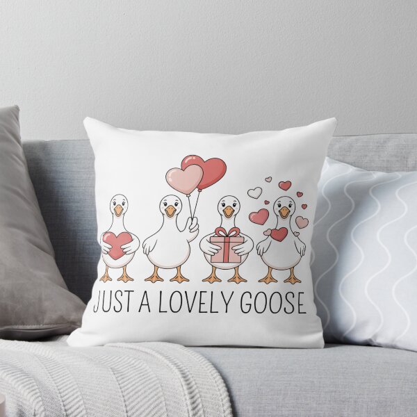 Item preview, Just A Lovely Goose Cute Pink Silly Goose Valentine's Day designed and sold by ZACK ART.