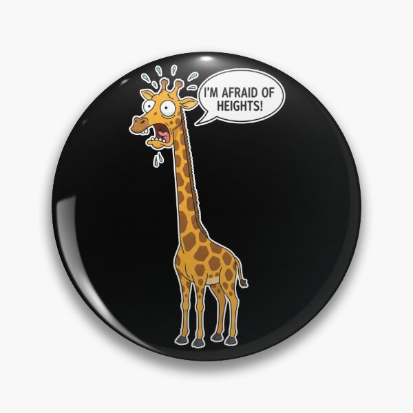Item preview, A giraffe that is afraid of heights. designed and sold by snoWorkshop.