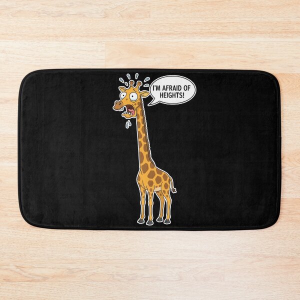 Item preview, A giraffe that is afraid of heights. designed and sold by snoWorkshop.