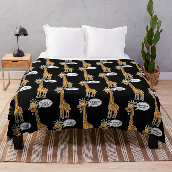 Item preview, A giraffe that is afraid of heights. designed and sold by snoWorkshop.