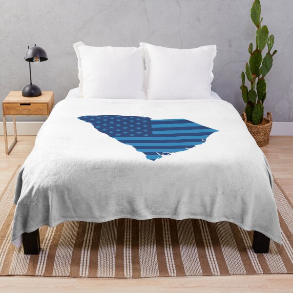 Item preview, South Carolina USA Flag Silhouette – Stars and Stripes State Outline designed and sold by Paper Drip.