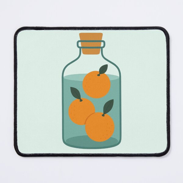 Item preview, Oranges in a bottle – minimalist illustration designed and sold by Aloloco.