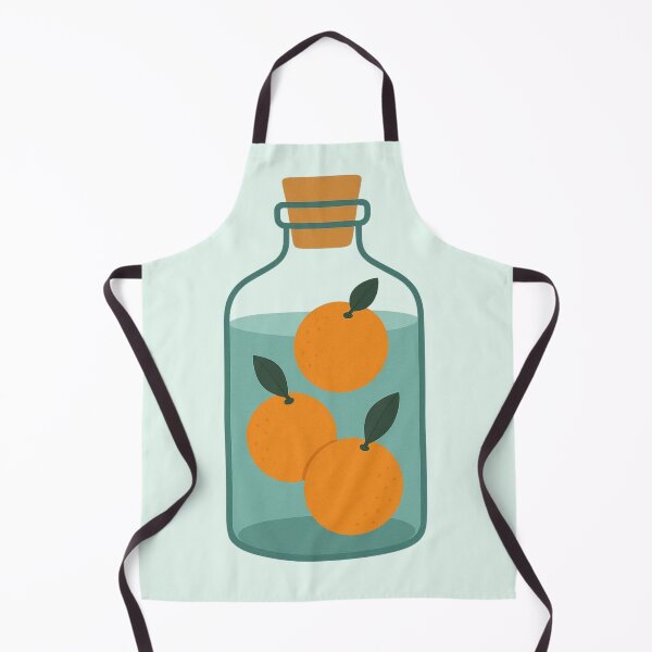 Item preview, Oranges in a bottle – minimalist illustration designed and sold by Aloloco.