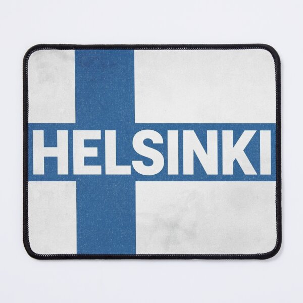 Item preview, Helsinki Finland Flag Retro Vintage Distressed Design designed and sold by RDproject.