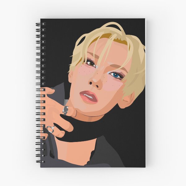 Item preview, Hyun of Xlov in a stunning vector digital portrait. designed and sold by Aome22.