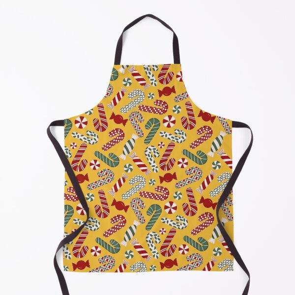 Item preview, Candies & Candy Canes - Multicolored on Bright Yellow designed and sold by thecolorbirdie.