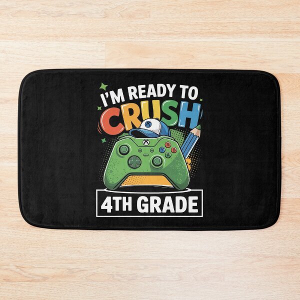 Item preview, I'm Ready to Crush 4th Grade Back to School Video Game Boys  designed and sold by InspiredFoul.