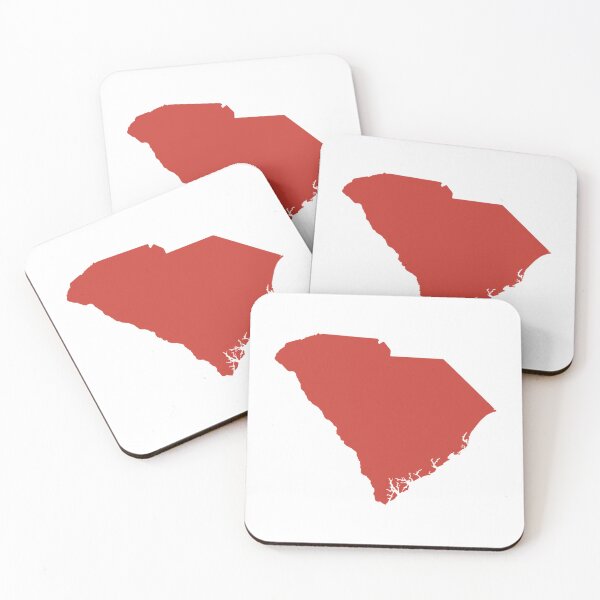 Item preview, South Carolina Map Silhouette – Minimal Maroon designed and sold by Paper Drip.