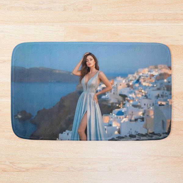 Item preview, Aegean Dream in Santorini Twilight designed and sold by SunsetAngelsAI.