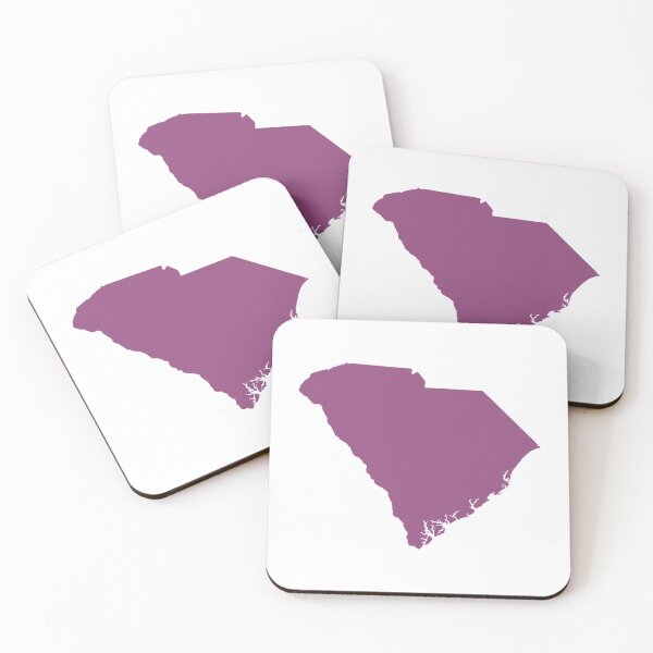Item preview, South Carolina Map Silhouette – Minimal Purple designed and sold by Paper Drip.