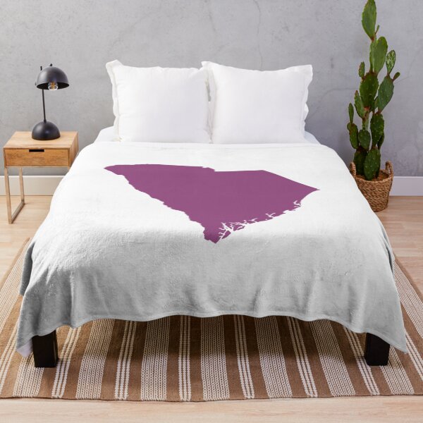 Item preview, South Carolina Map Silhouette – Minimal Purple designed and sold by Paper Drip.