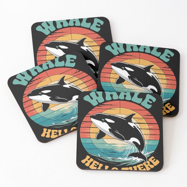 Item preview, Whale Hello There Vintage Orca designed and sold by KotexTemu.