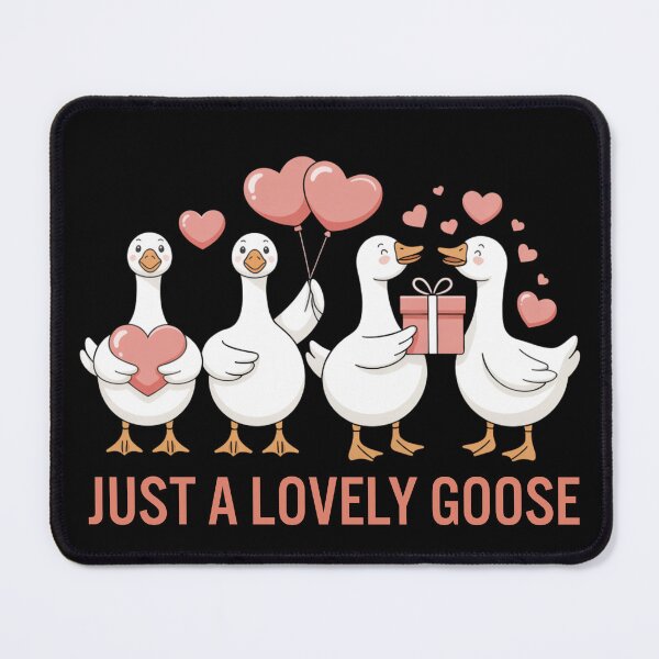 Item preview, Just A Lovely Goose Cute Pink Silly Goose Valentine's Day designed and sold by ZACK ART.