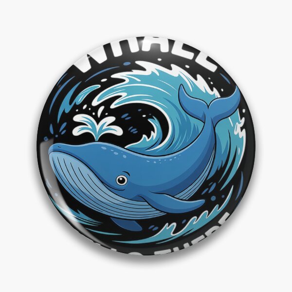 Item preview, Whale Hello There Funny Whale Cute Blue Whale designed and sold by KotexTemu.