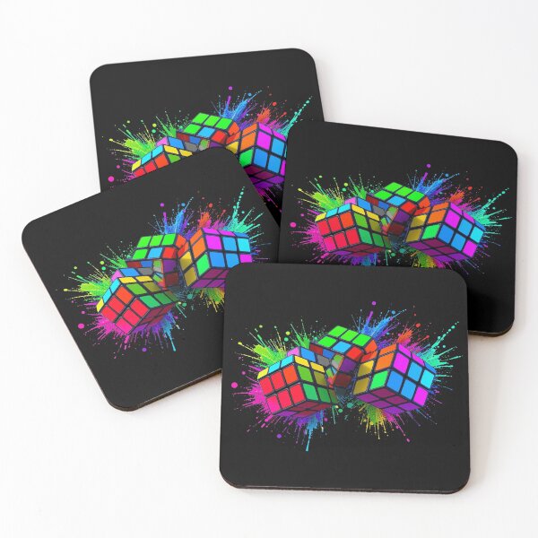 Item preview, Neon Mind Cubes – Abstract Energy in Motion designed and sold by PixelVibe782.