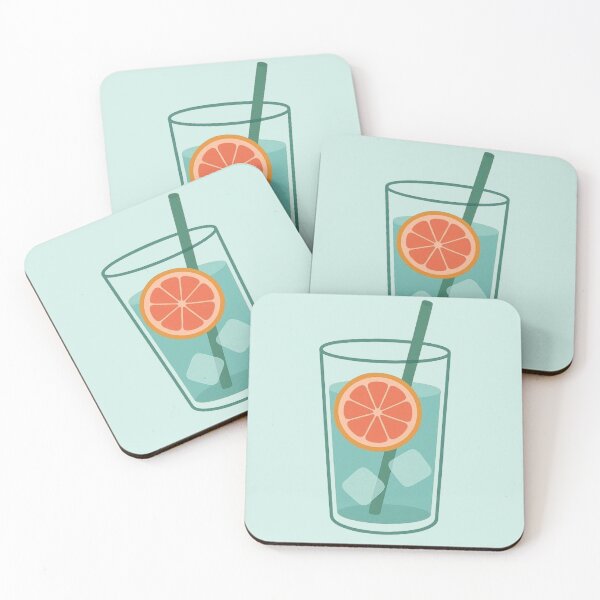 Item preview, Grapefruit glass with ice designed and sold by Aloloco.