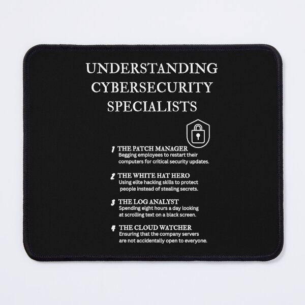 Item preview, Cyber Security Gift Idea IT Professional Humor – Black designed and sold by PsyFlow35.
