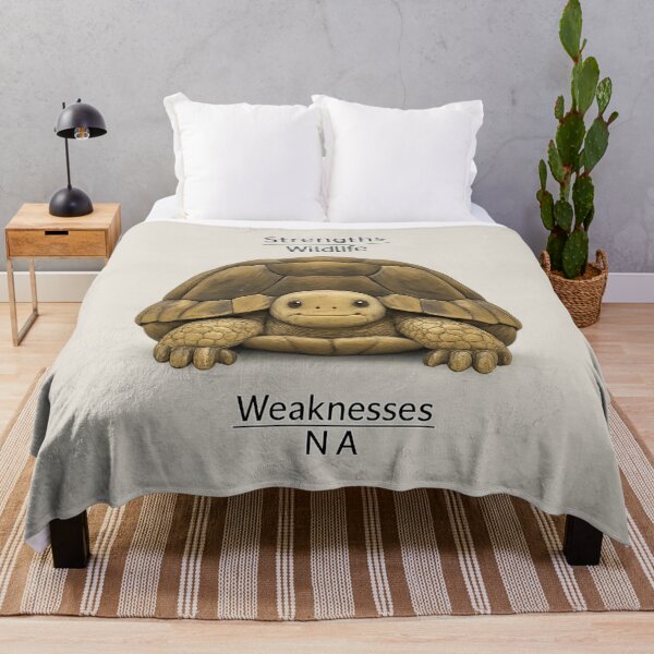 Item preview, Strengths Wildlife Weaknesses N A Tortoise designed and sold by ChirpInc.