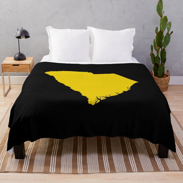 Item preview, South Carolina Map Silhouette – Minimal Yellow designed and sold by Paper Drip.