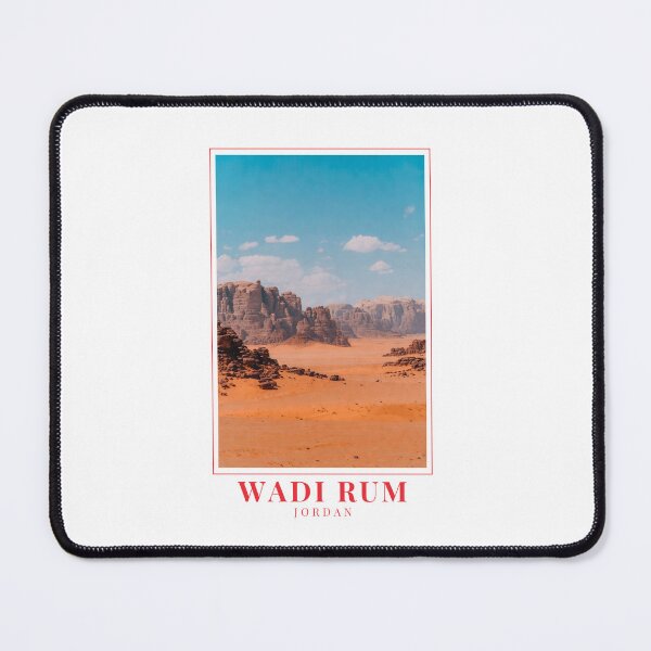 Item preview, Wadi Rum Jordan Desert Landscape Travel Photography designed and sold by MapMyMiles.
