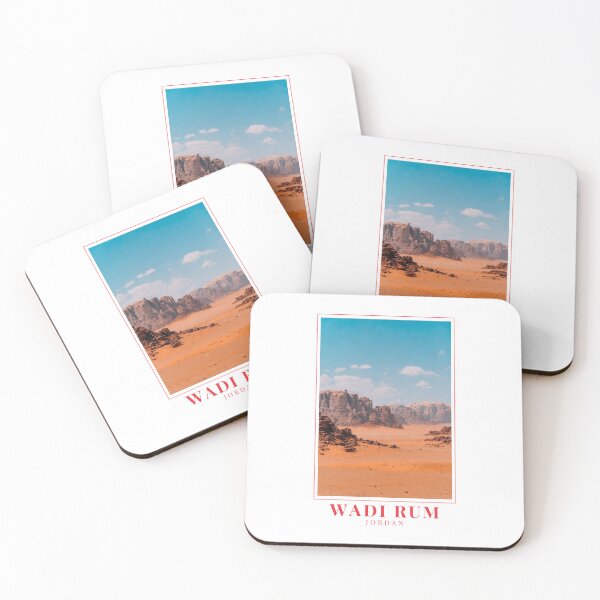 Item preview, Wadi Rum Jordan Desert Landscape Travel Photography designed and sold by MapMyMiles.