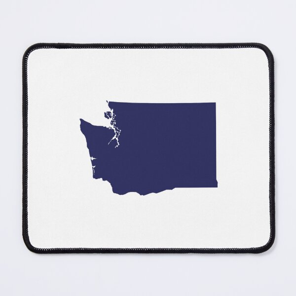 Item preview, Washington Map Silhouette – Minimal Black and White designed and sold by Paper Drip.