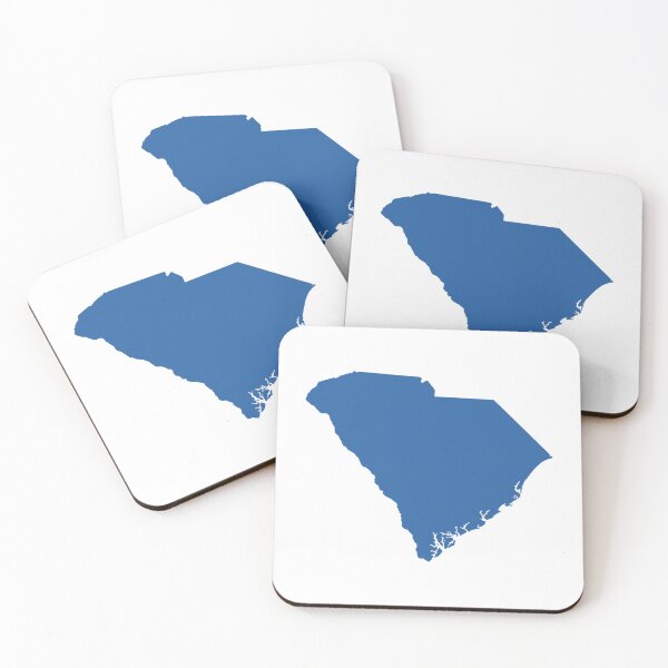 Item preview, South Carolina Map Silhouette – Minimal Black and White designed and sold by Paper Drip.
