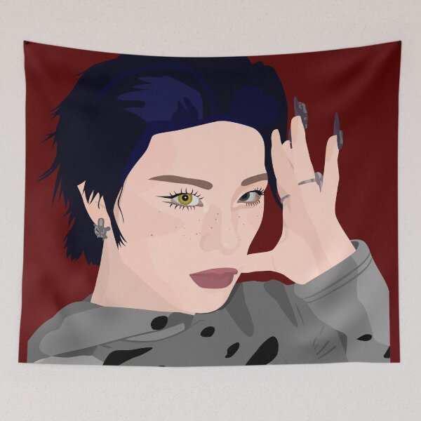 Item preview, Haru of Xlov in a stunning vector digital portrait. designed and sold by Aome22.