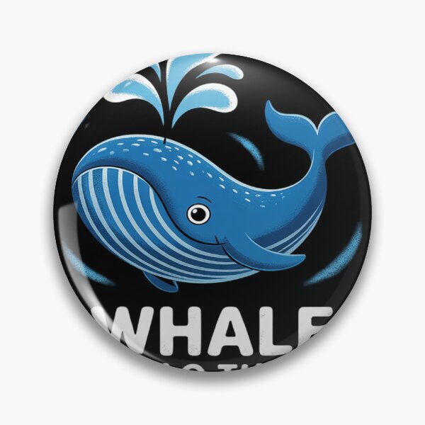 Item preview, Whale Hello There Whales BlueWhale Ocean Humpback Whale Sea designed and sold by KotexTemu.