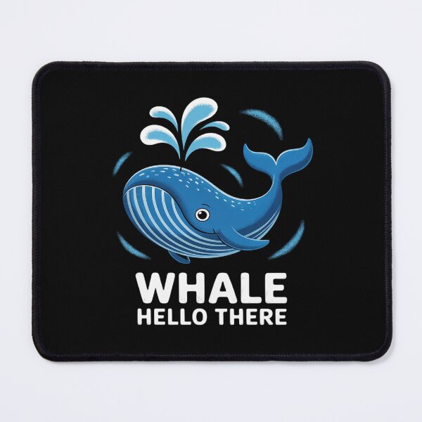 Item preview, Whale Hello There Whales BlueWhale Ocean Humpback Whale Sea designed and sold by KotexTemu.