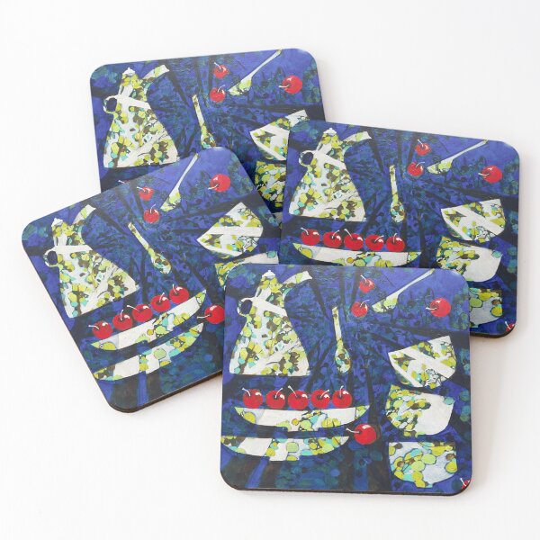 Item preview, Tea and Cherries in the Moonlight designed and sold by PeasandPaint.