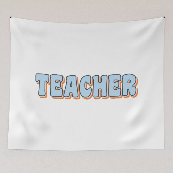 Item preview, Teacher pastel layered designed and sold by Think4Prints.