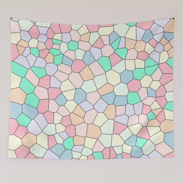 Item preview, Pastel Cellular Mosaic designed and sold by Zanthius.