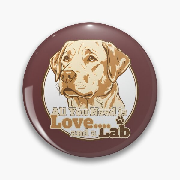 Item preview, Labrador Retriever dog motif All You Need is Love and a Lab designed and sold by Fuechse.