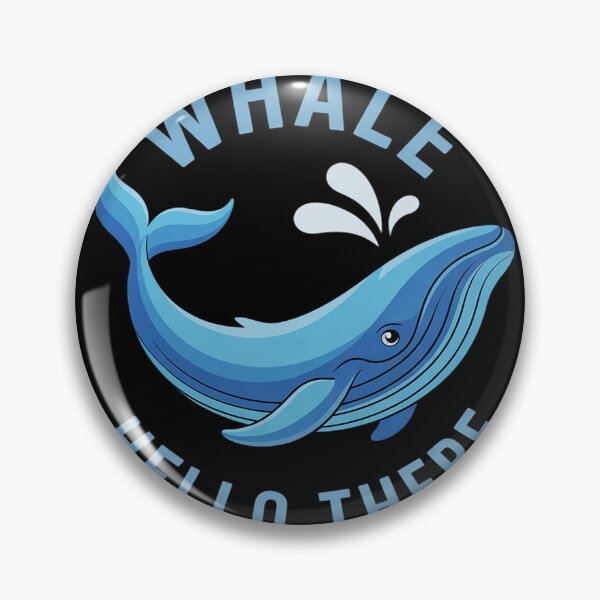 Item preview, Whale Hello There, Funny Whale Pun, Ocean Lover designed and sold by KotexTemu.