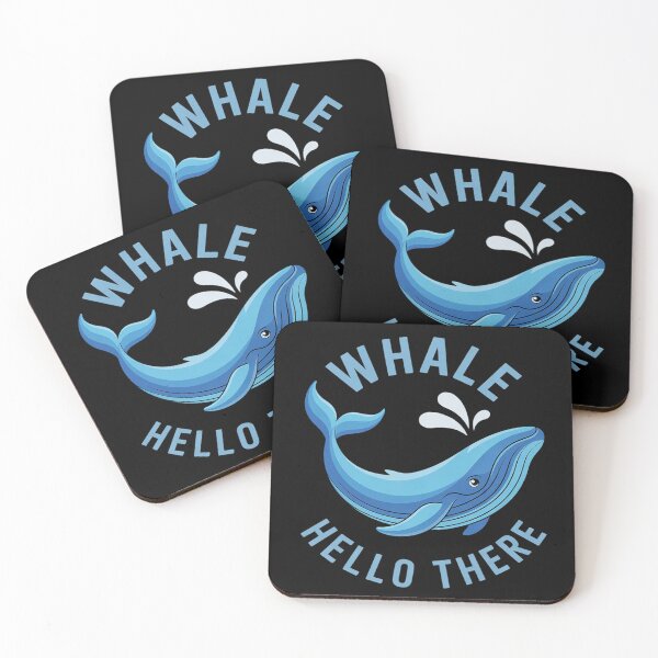 Item preview, Whale Hello There, Funny Whale Pun, Ocean Lover designed and sold by KotexTemu.