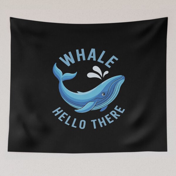 Item preview, Whale Hello There, Funny Whale Pun, Ocean Lover designed and sold by KotexTemu.
