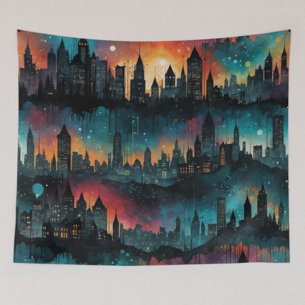 Artikelvorschau, Seamless pattern of cityscapes entworfen und verkauft von PandorasWelt.