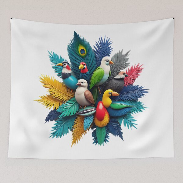 Item preview, Birds Collage  designed and sold by AwesomeDigiShop.