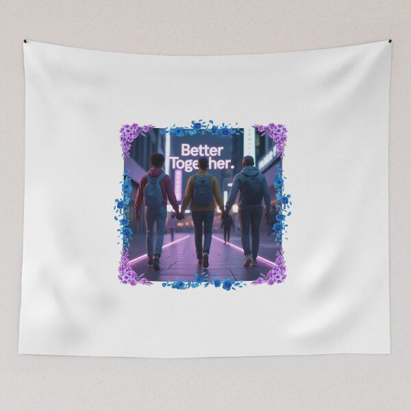 Item preview, Better Together unity quote designed and sold by SloganSauce.