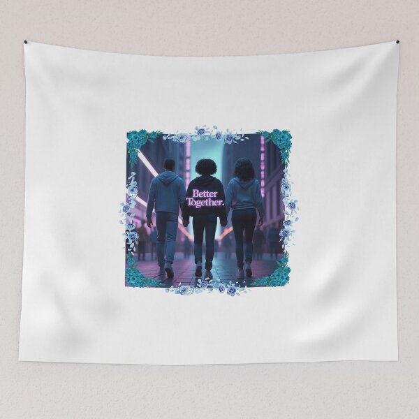 Item preview, Better Together modern relationship designed and sold by SloganSauce.