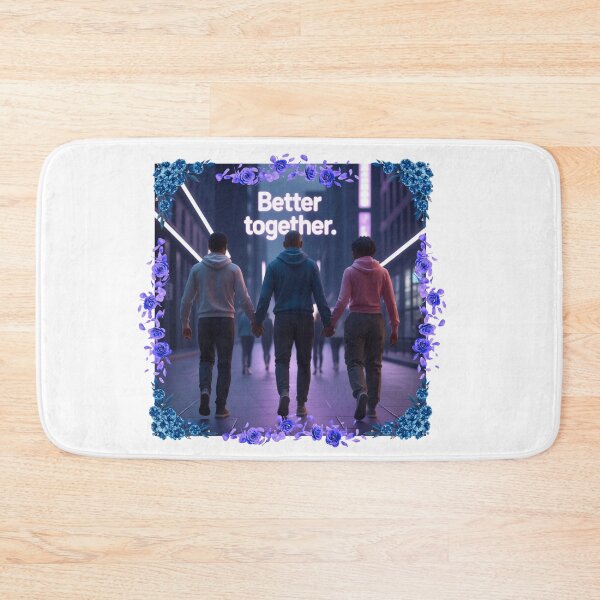 Item preview, Better Together aesthetic quote art designed and sold by SloganSauce.