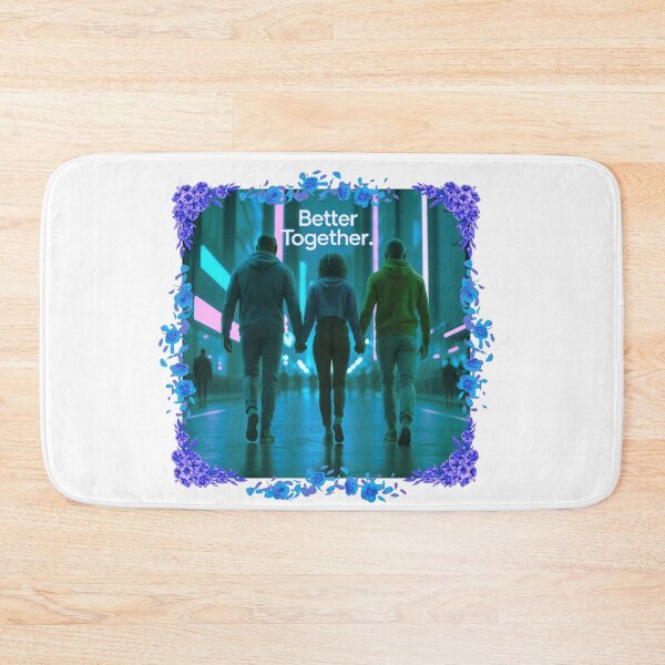 Item preview, Better Together meaningful wall art designed and sold by SloganSauce.